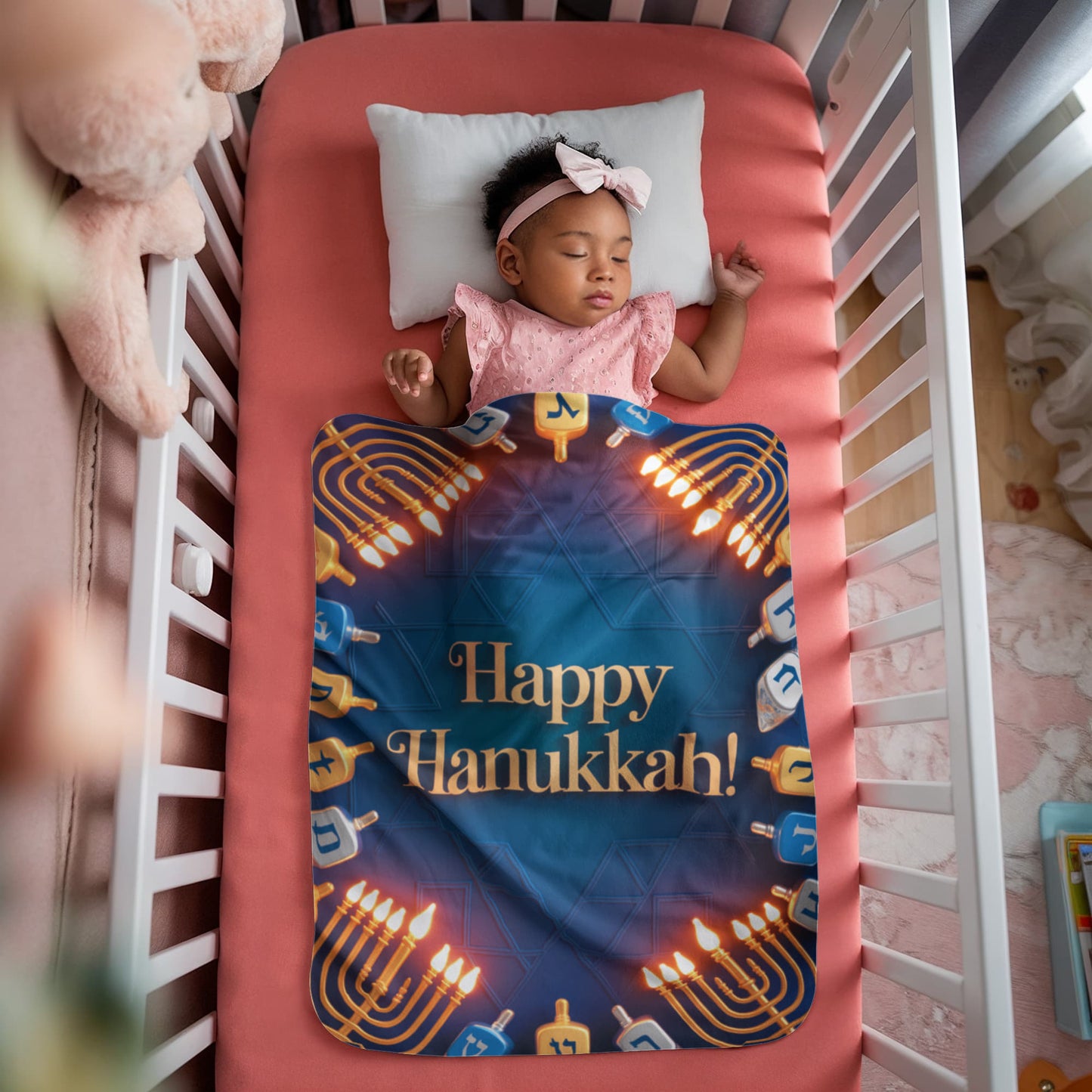 Happy Hanukkah Blanket