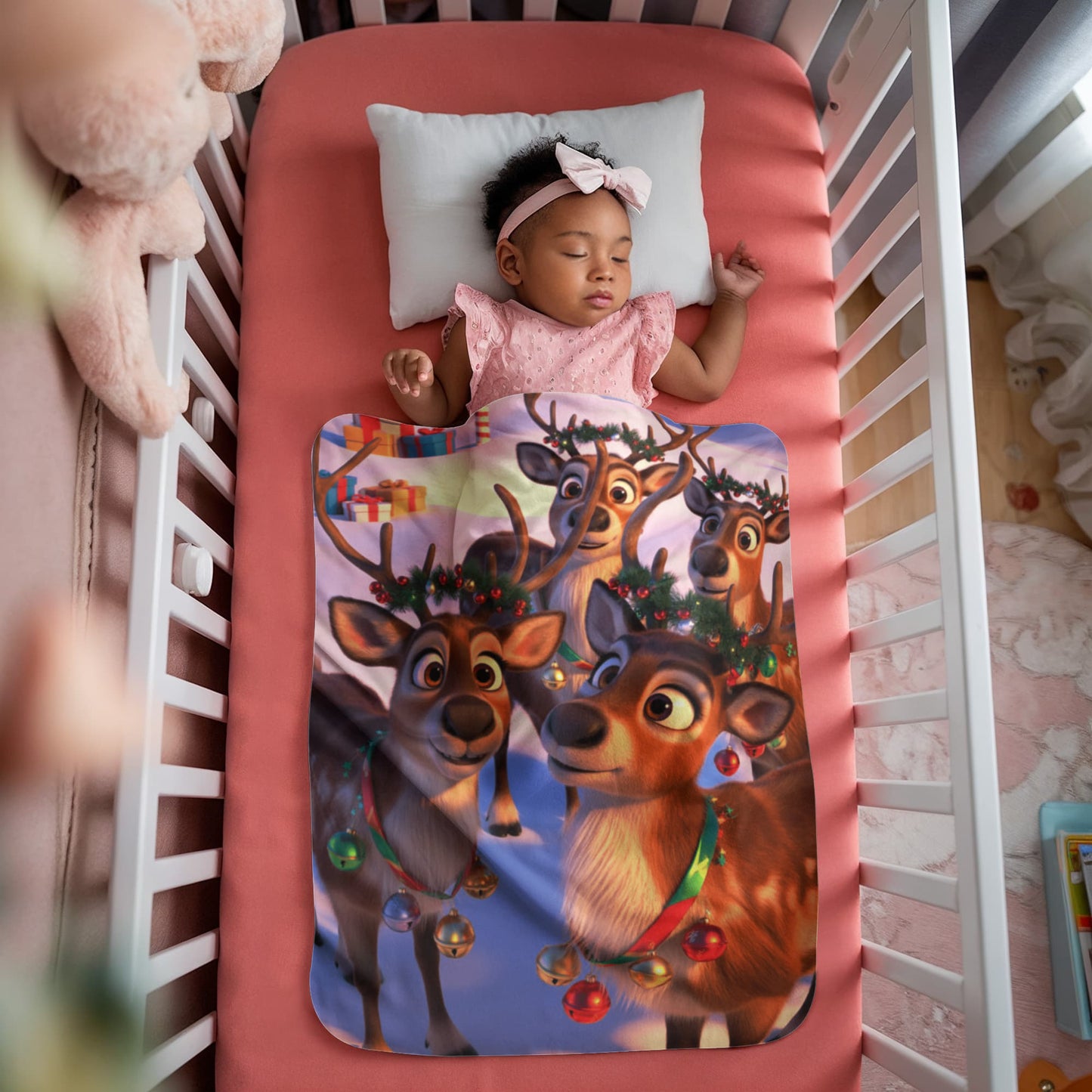 Christmas Reindeer Blanket