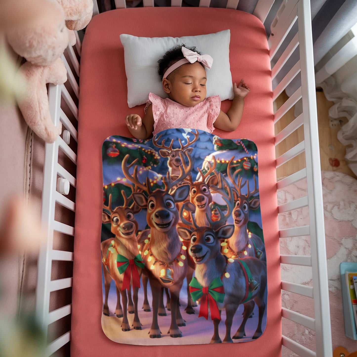 Christmas Reindeer Blanket
