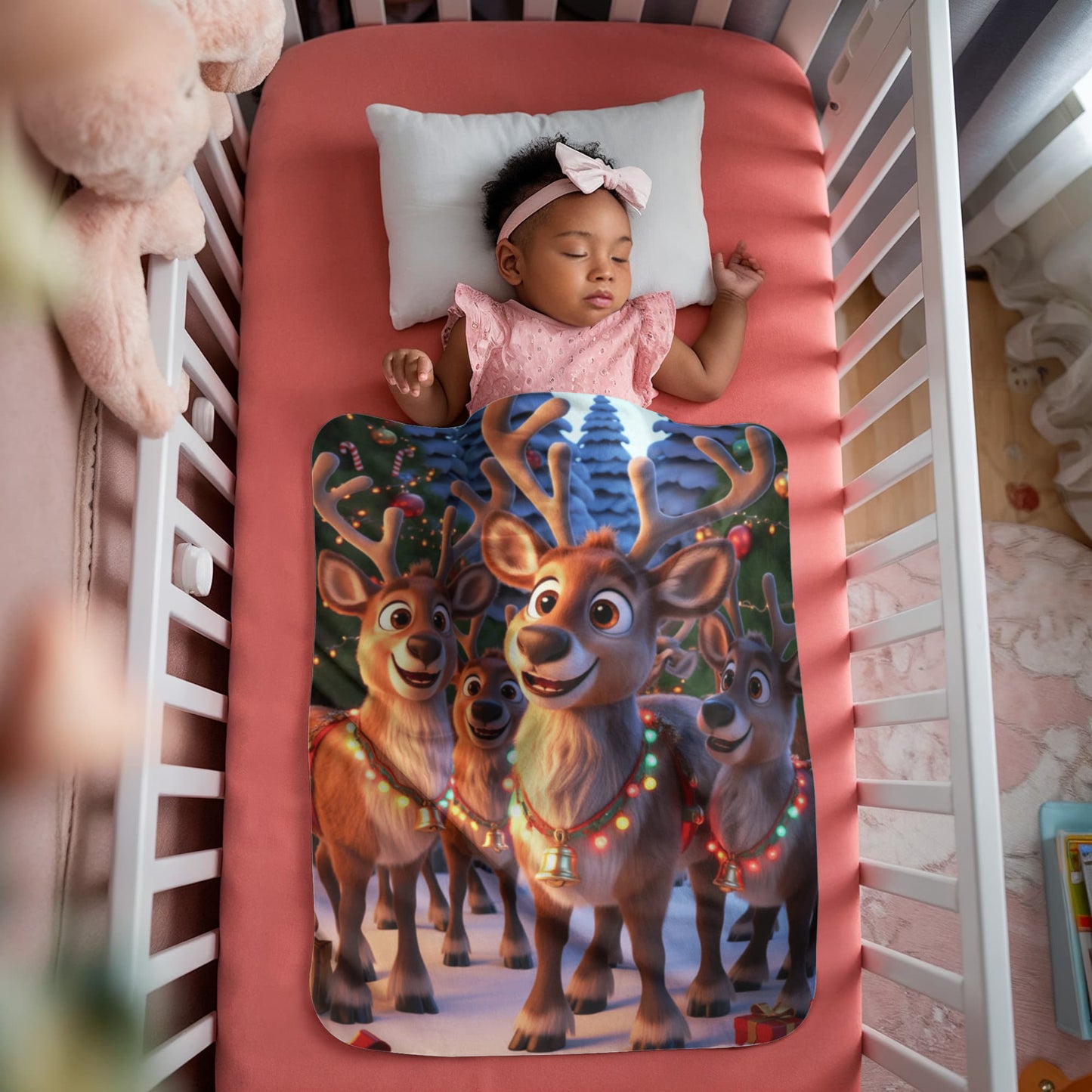 Christmas Reindeer Blanket