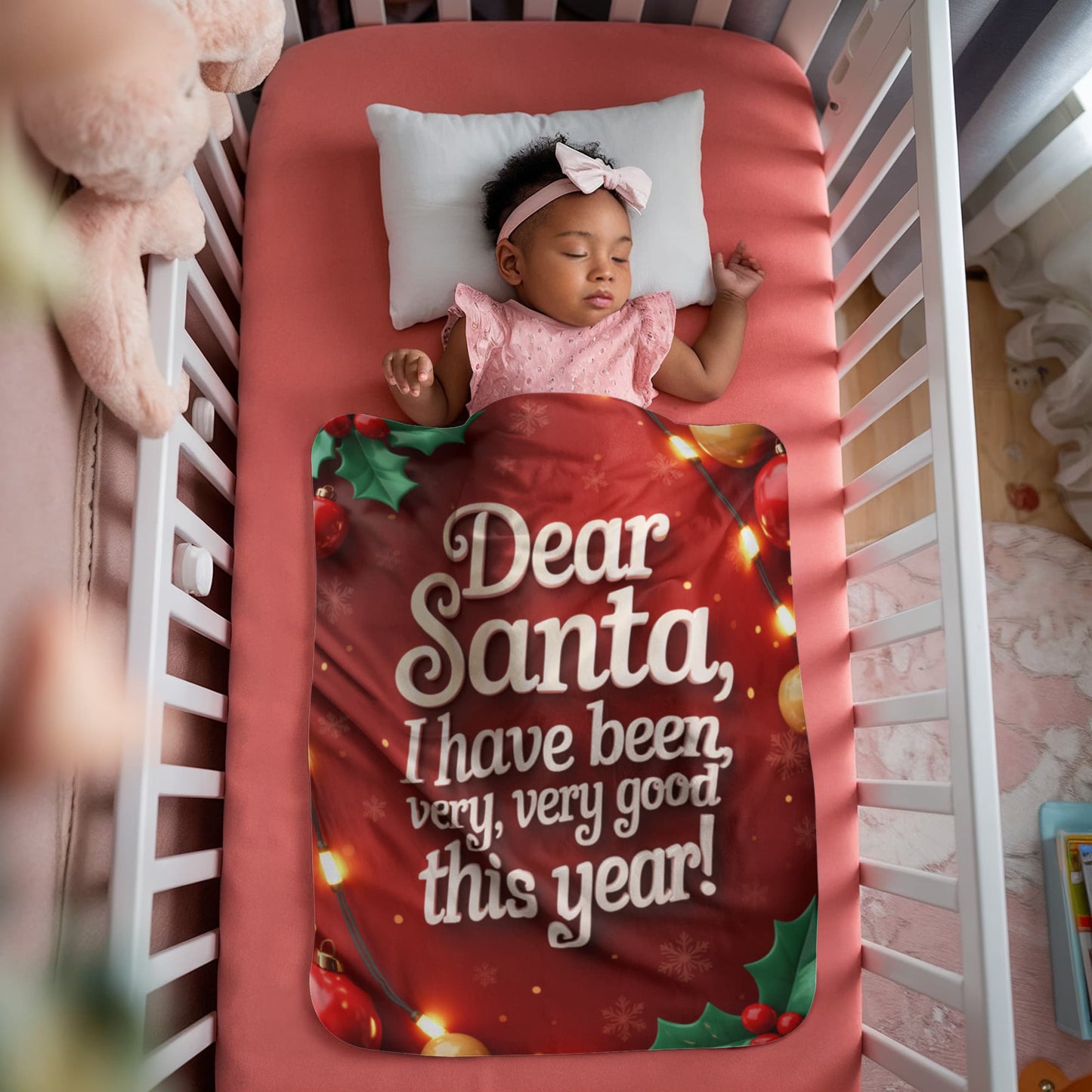 Dear Santa Blanket (red)