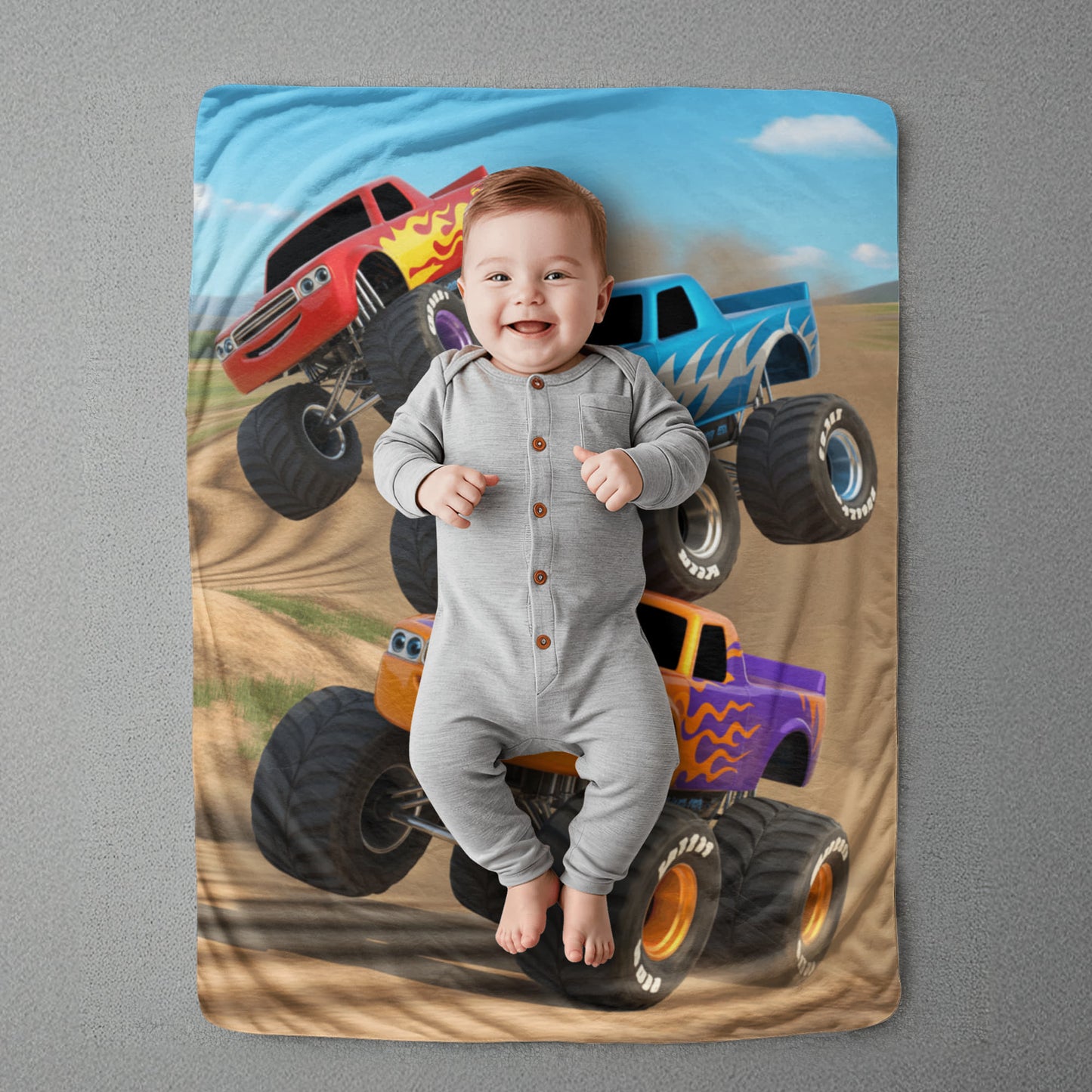 Monster Trucks Blanket