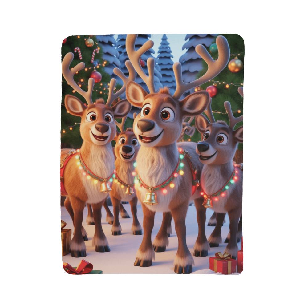 Christmas Reindeer Blanket