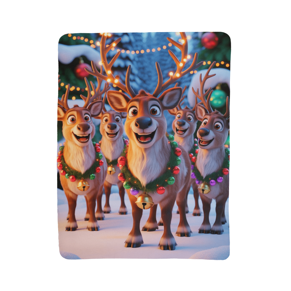 Christmas Reindeer Blanket