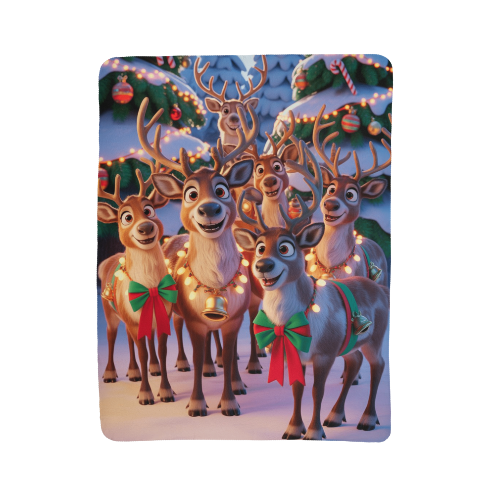 Christmas Reindeer Blanket