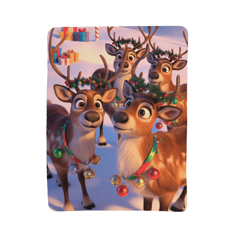 Christmas Reindeer Blanket