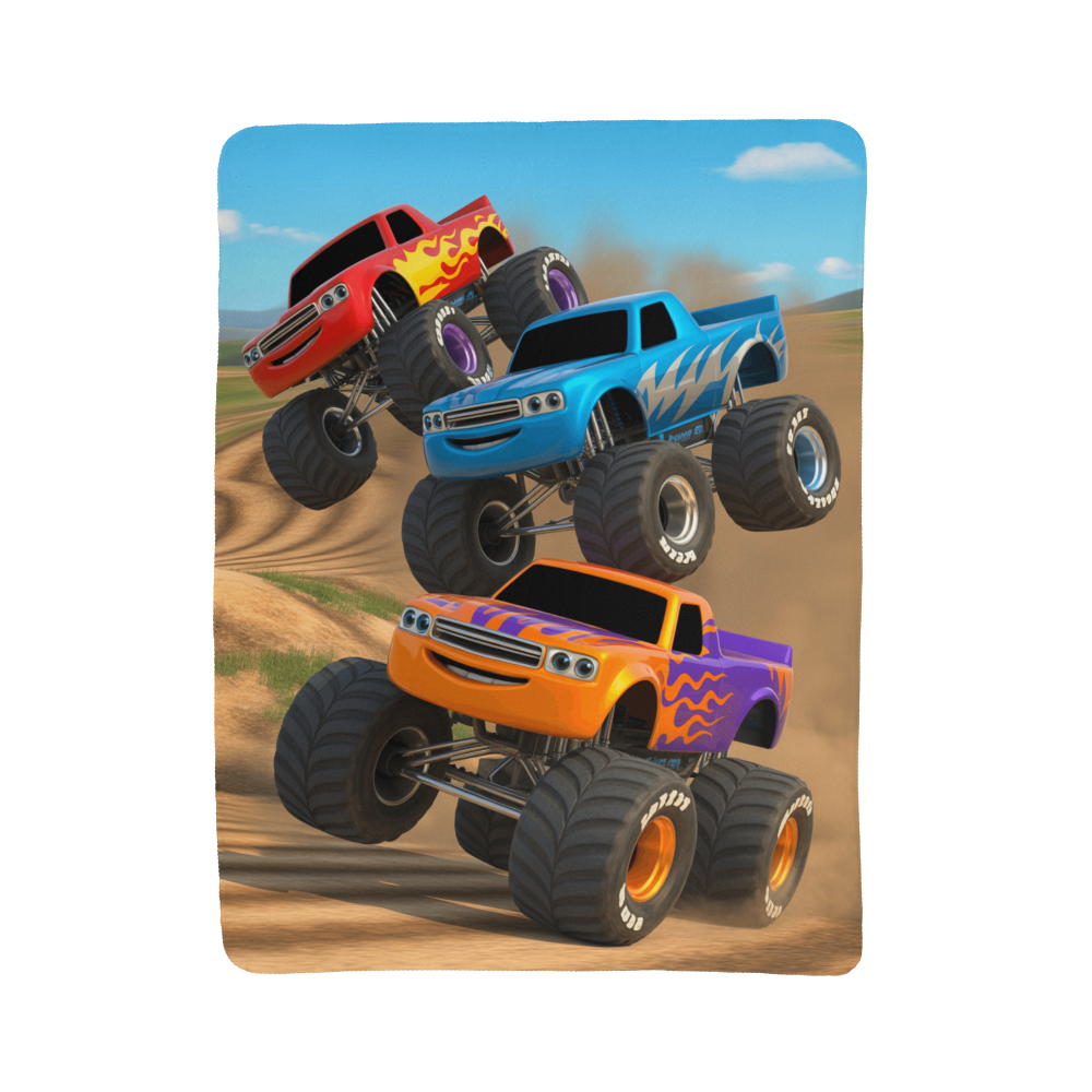 Monster Trucks Blanket