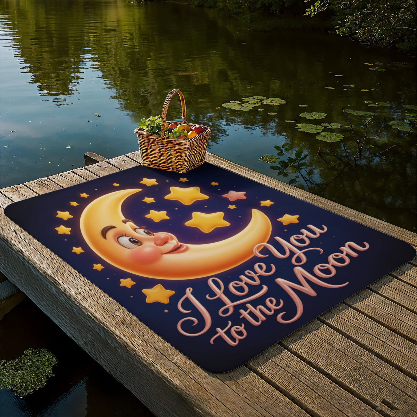 I love you to the moon Blanket