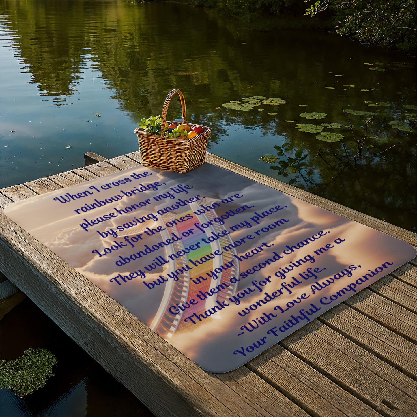 Rainbow Bridge Blanket