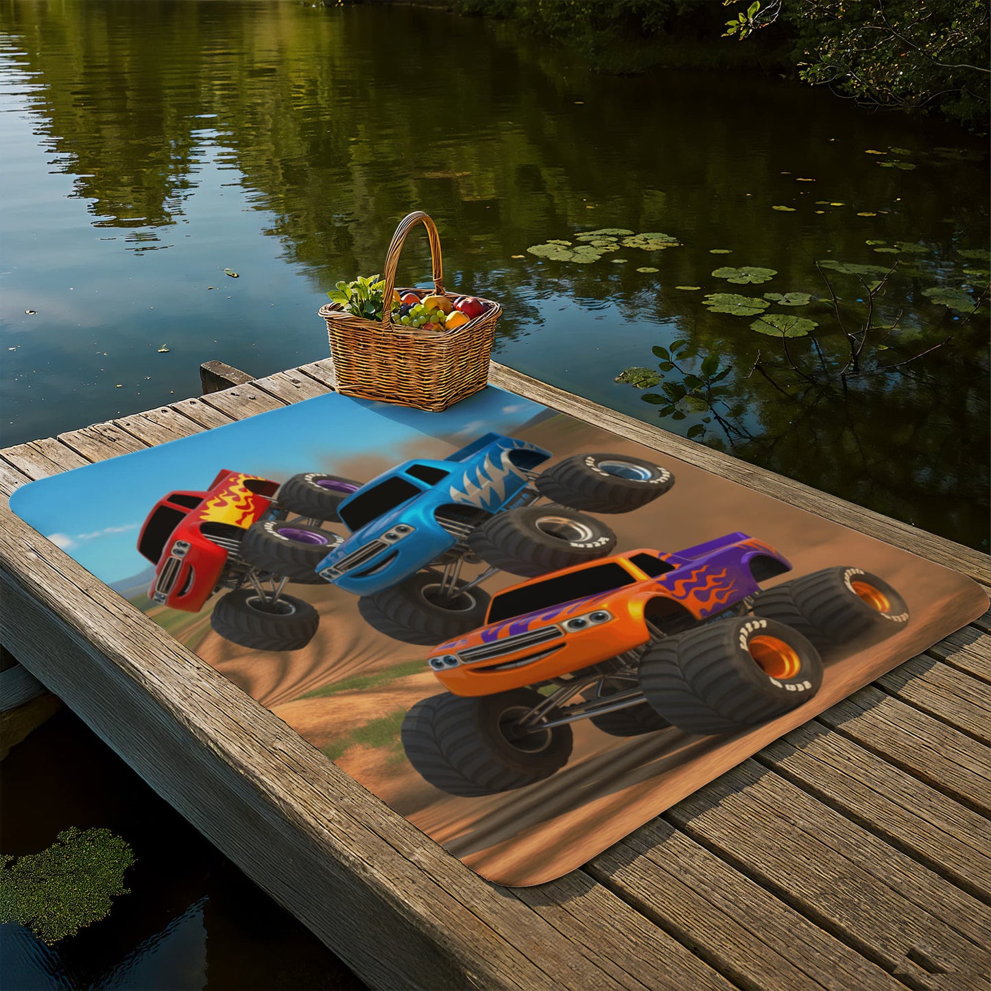 Monster Trucks Blanket