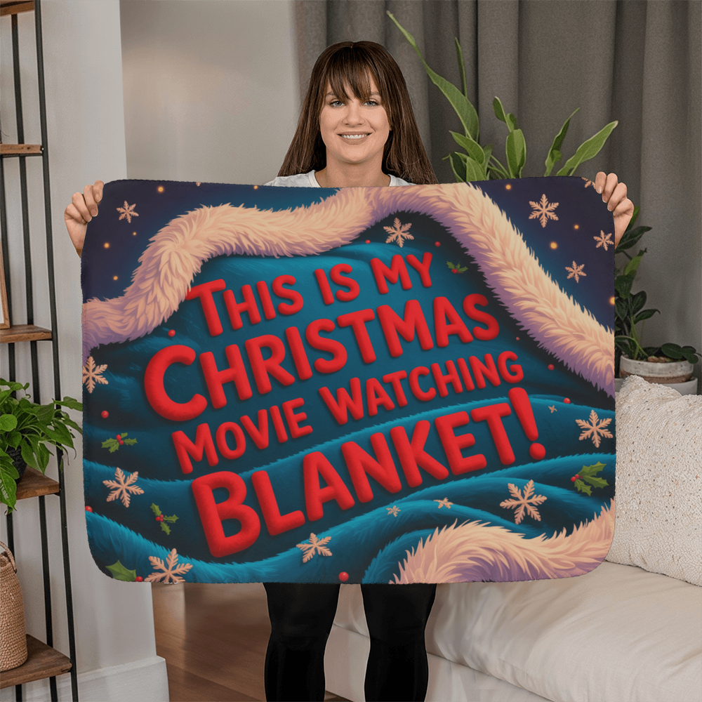 This is my Christmas Movie watching Blanket