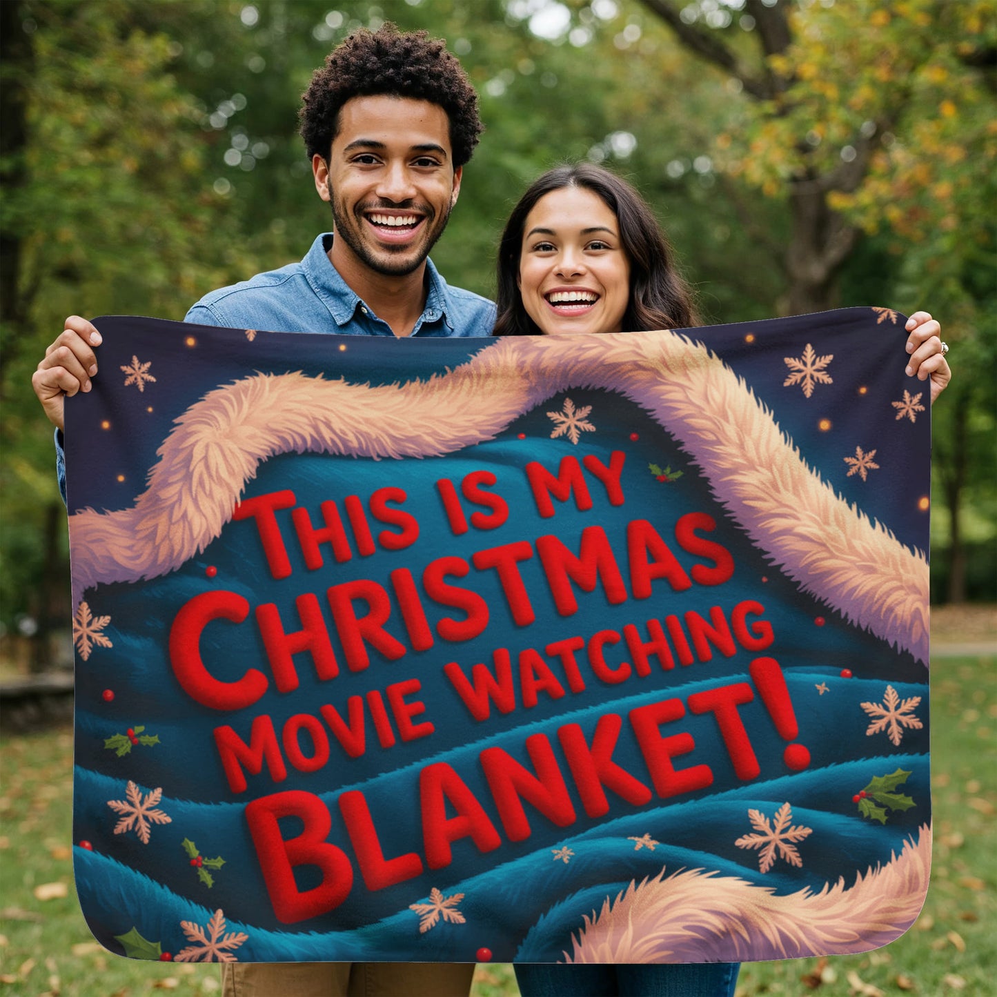 This is my Christmas Movie watching Blanket