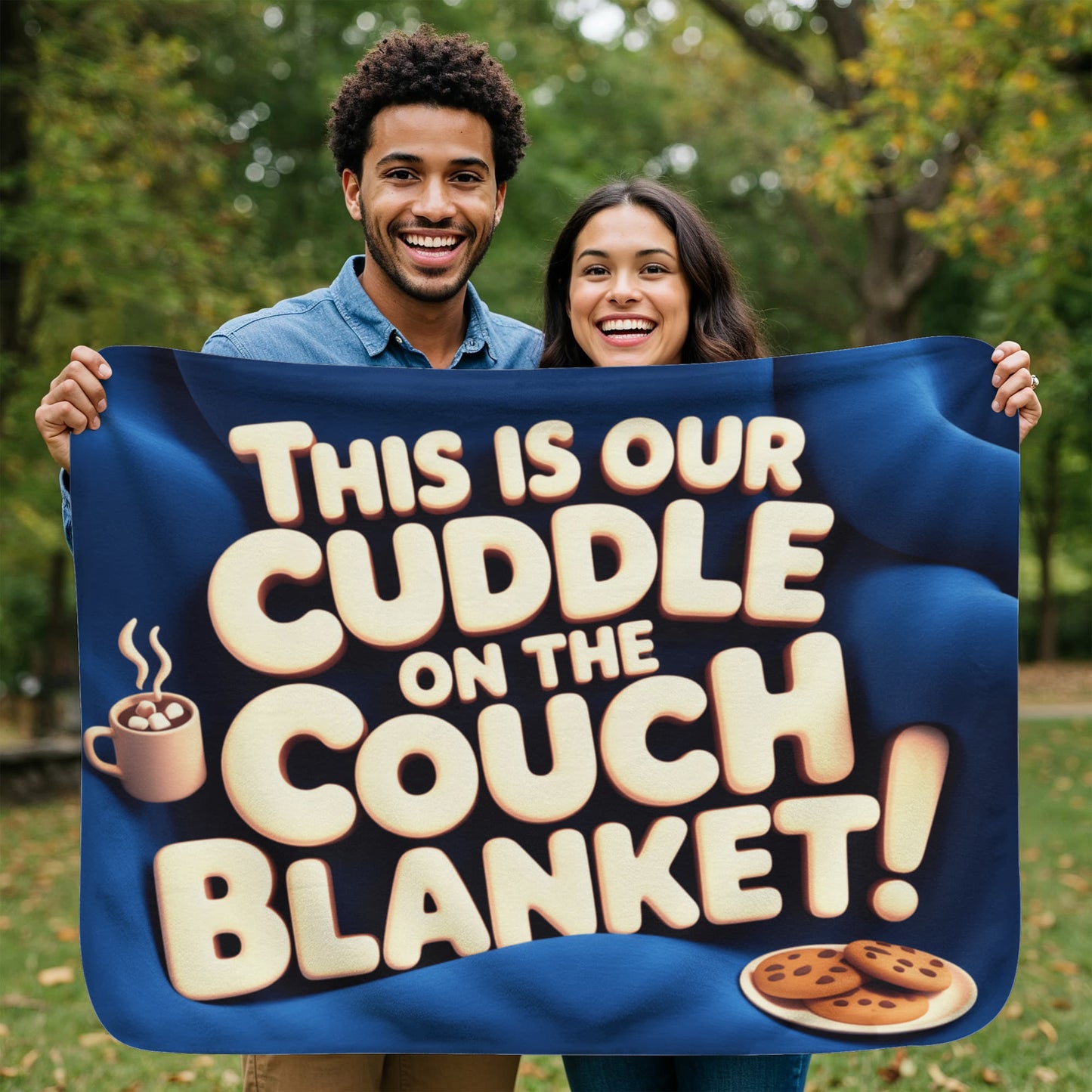 This is our cuddle on the couch Blanket