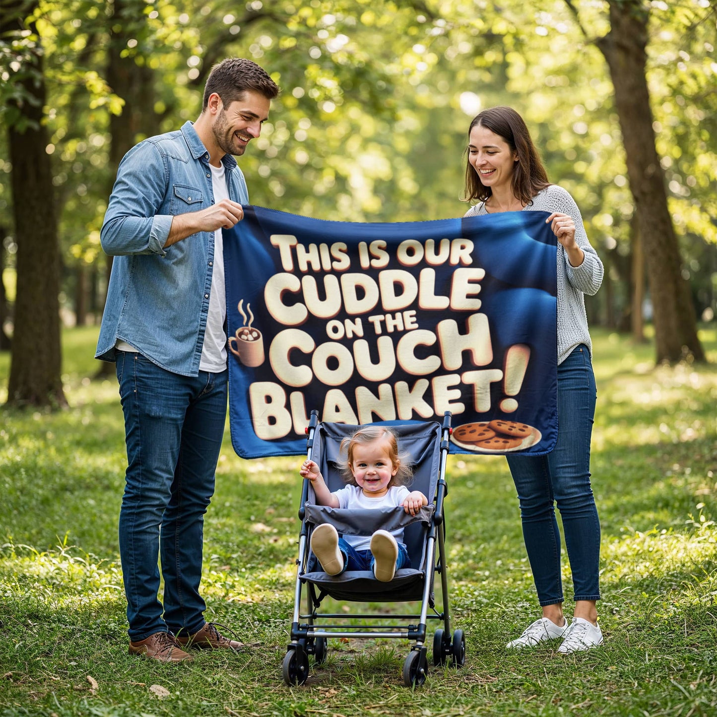 This is our cuddle on the couch Blanket