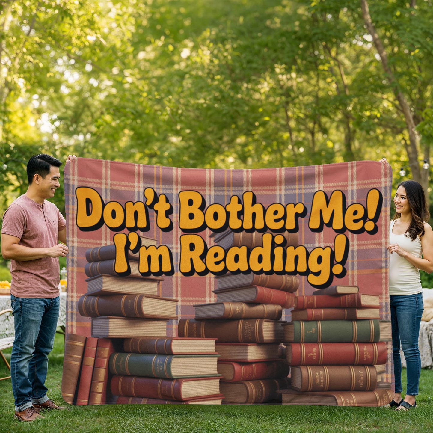 Don't Bother Me! I'm Reading! Blanket