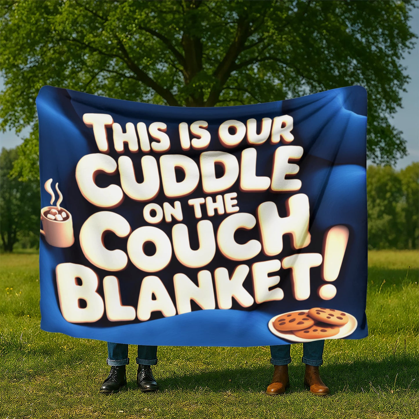 This is our cuddle on the couch Blanket