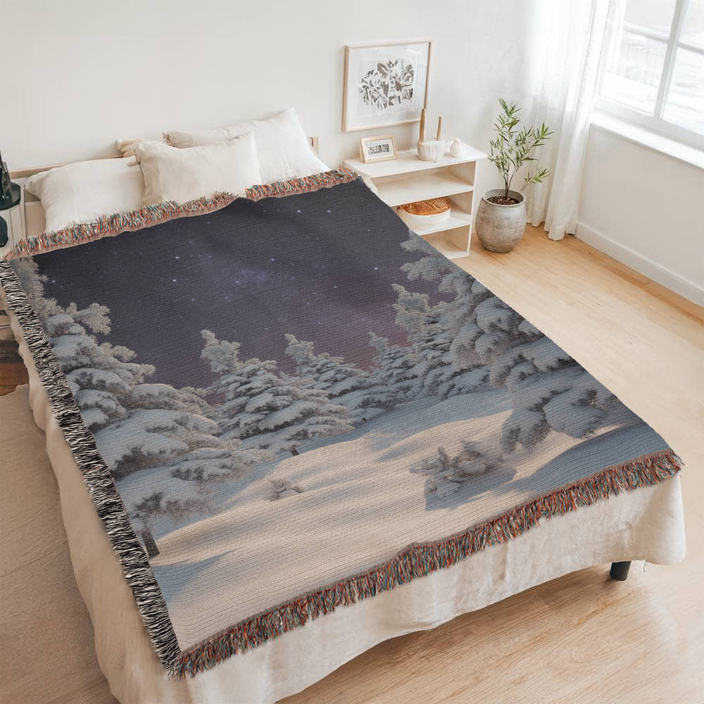Winter Scene Blanket