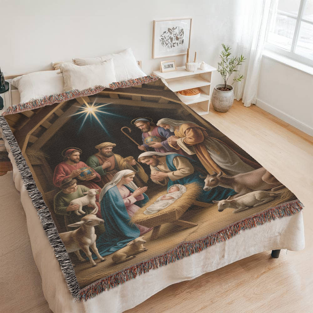 Oh Holy Night Blanket