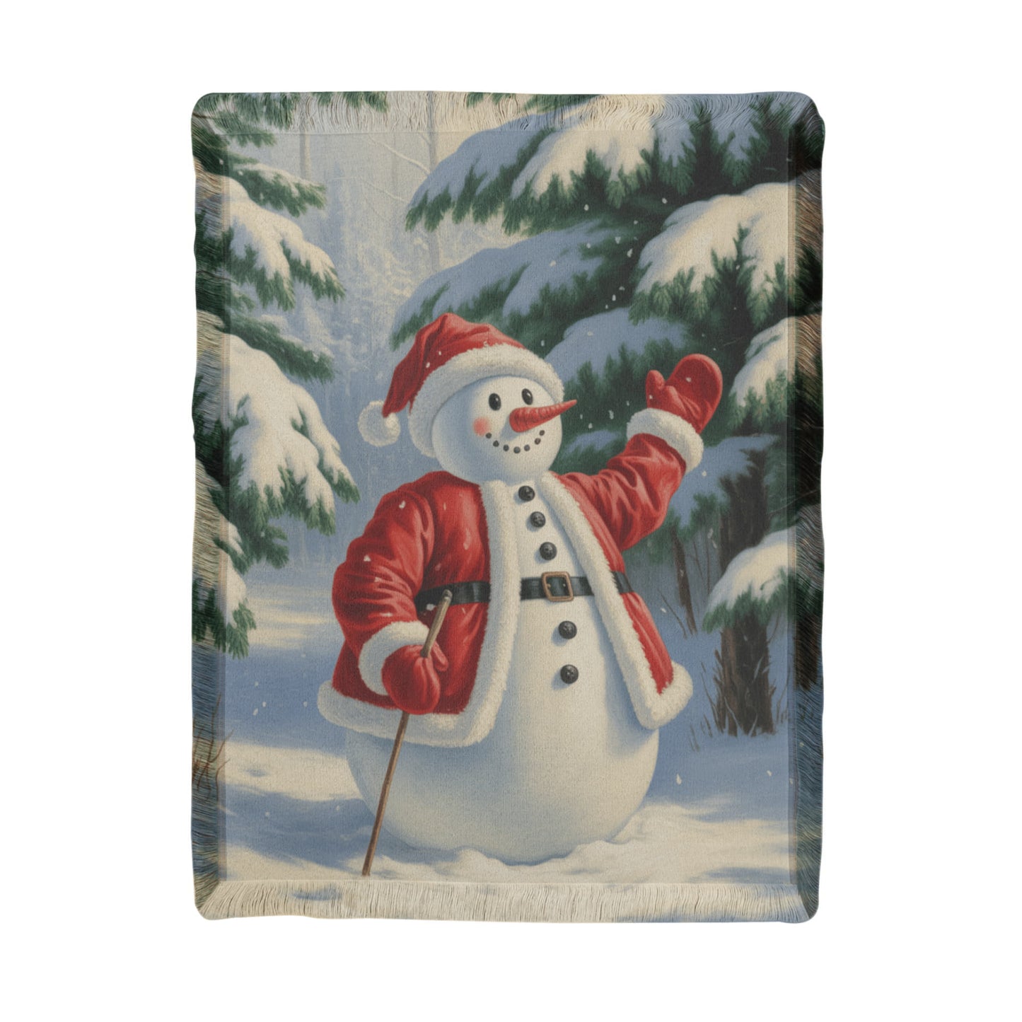 HO HO Snowman Blanket